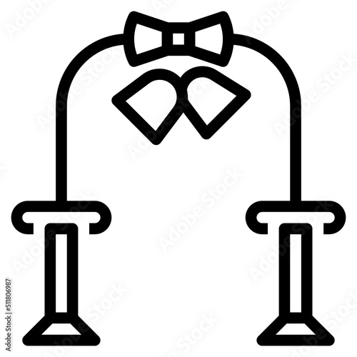 Wedding Arch flower Icon