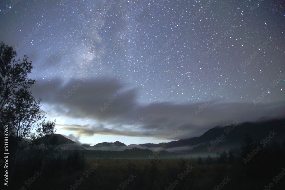 小田代ヶ原の夜明け前