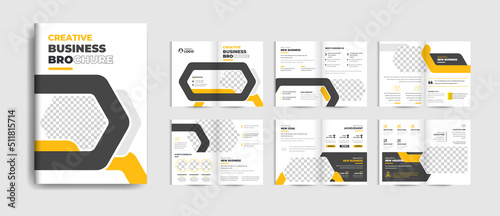 Business brochure or product catalog design template for your business professional company product catalog design brochure fully editable text and vector