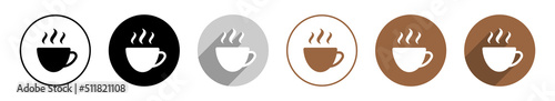 Tasse Kaffee Vektor Icons photo