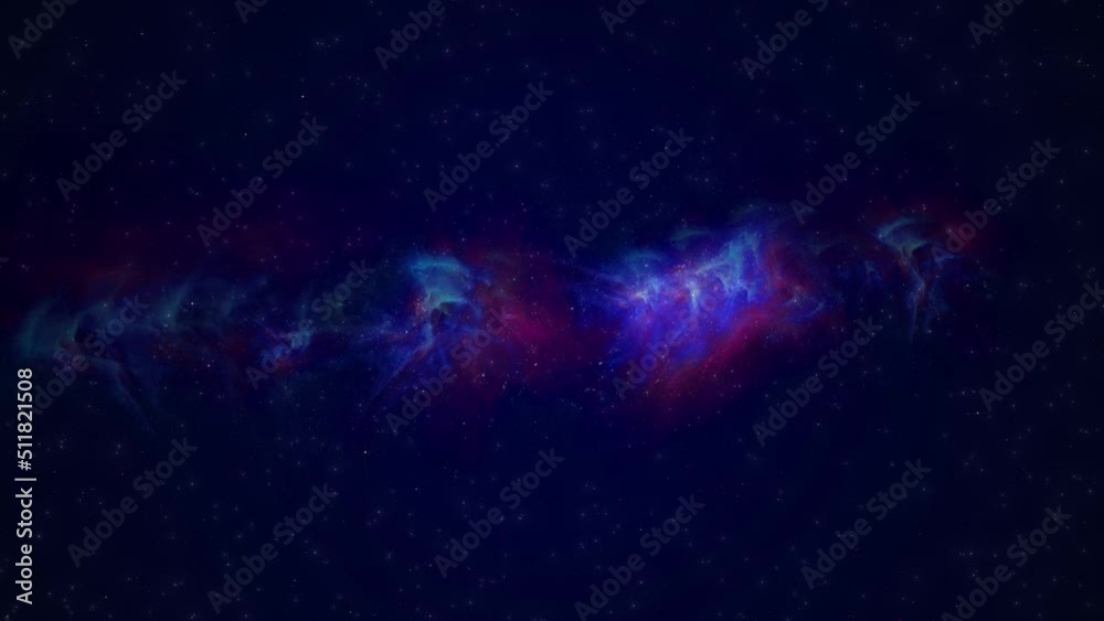 Colourful nebula in deep space Colourful nebula in deep space