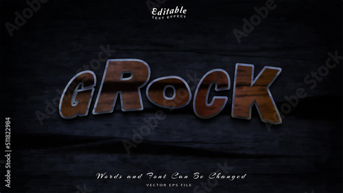 grock editable text effect photo