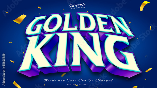 forest king text effect