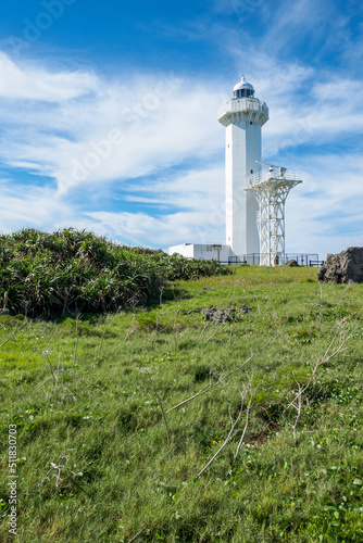 東平安名崎の灯台 宮古島 沖縄