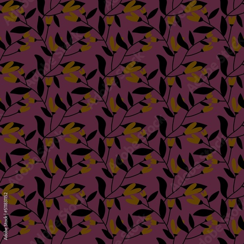 Summer floral seamless flower pattern for fabrics and packaging and gifts and linens and kids and wrapping paper
