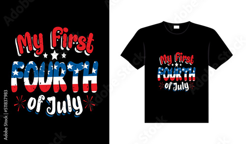 4th July t-shirt design United states independence day celebration