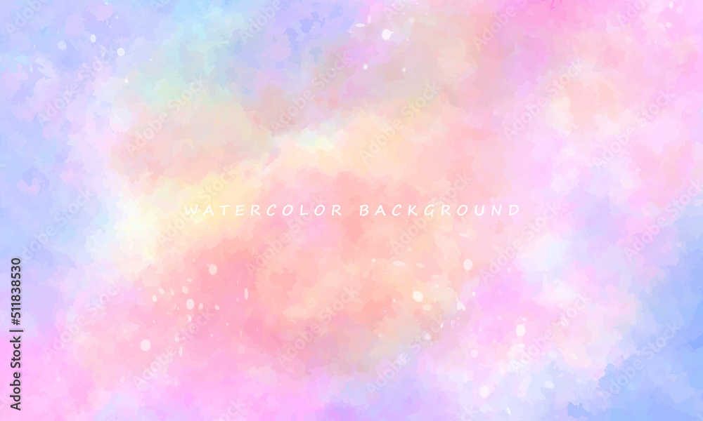 pink blue watercolor background