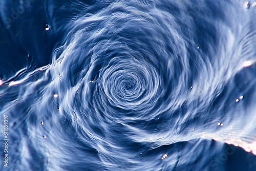 Fotografie, Obraz abstract background whirlpool water circle