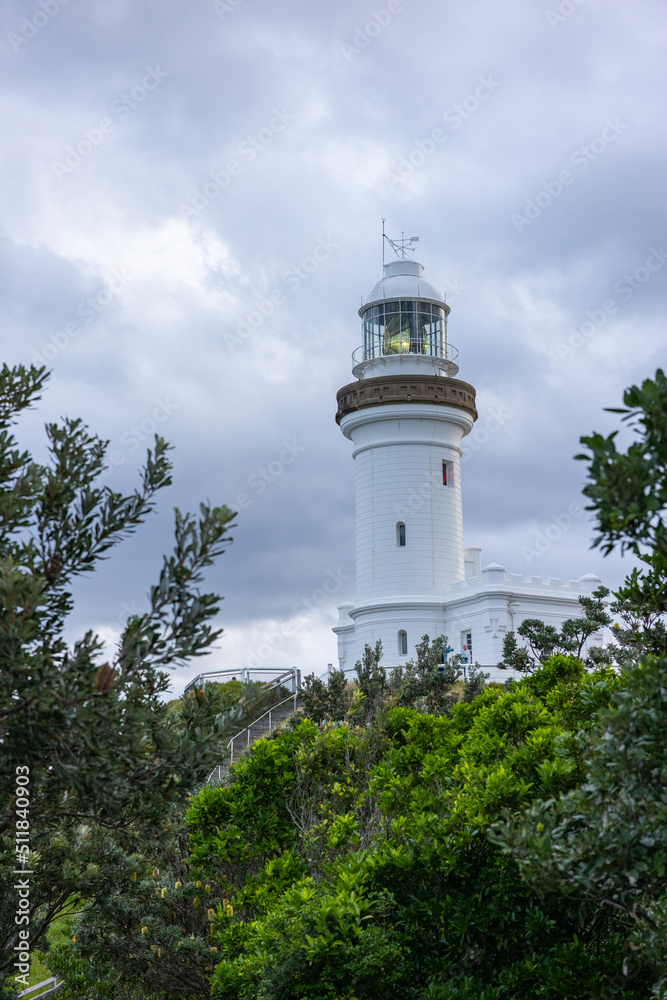 Cape Byron Lighthouse situated at the most easterly point of Australia, Byron Bay, New South Wales