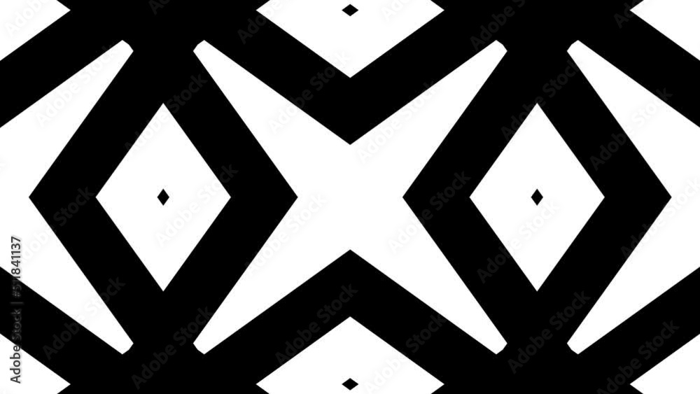 Black and white abstract background. Black-white kaleidoscope background. black and white background