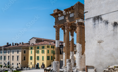 The Capitolium of Brixia or the Temple of the Capitoline Triad in Brescia was the main temple in the center of the Roman town of Brixia (Brescia), in Northern Italy, in the region of Lombardy.