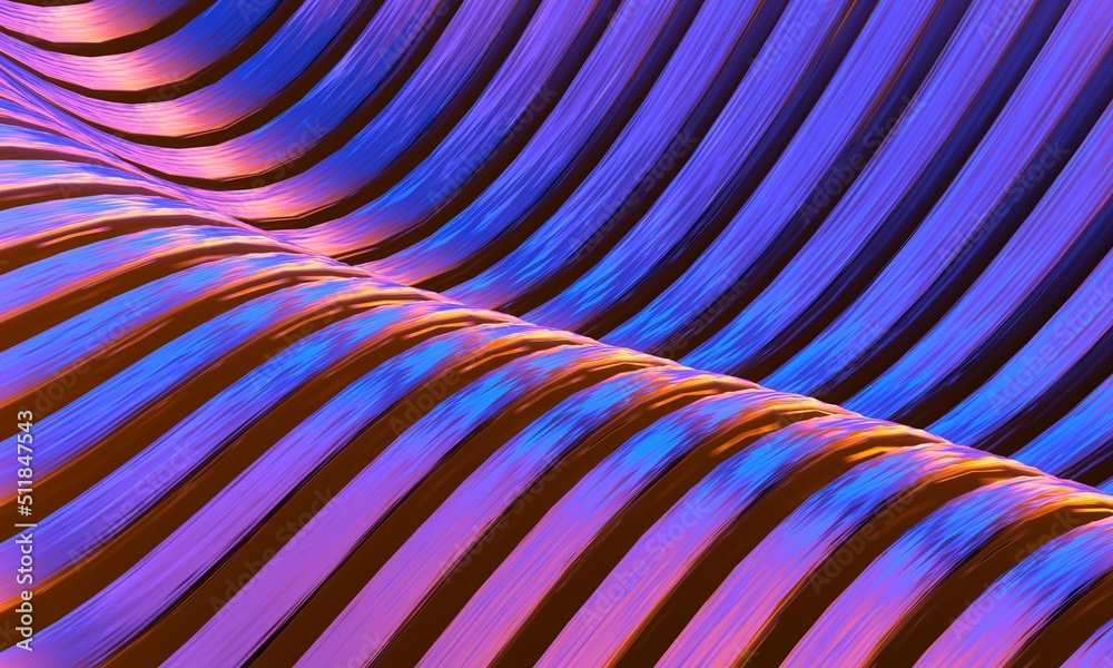 Colorful abstract background.. Wavy stripes design template