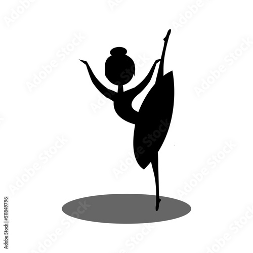 Silhouette of a ballerina