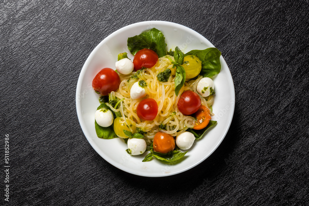 しらたき麺　Noodle dish using Japanese shirataki