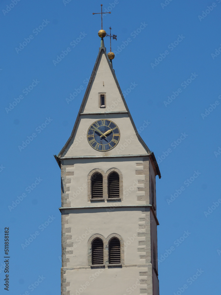 Fototapeta premium Sommerzeit am Bodensee in Meersburg