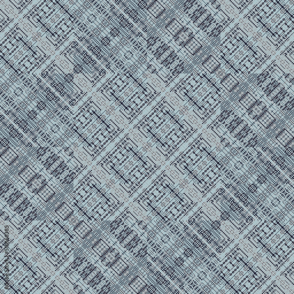 Obraz premium Abstract fabric pattern with light blue color background