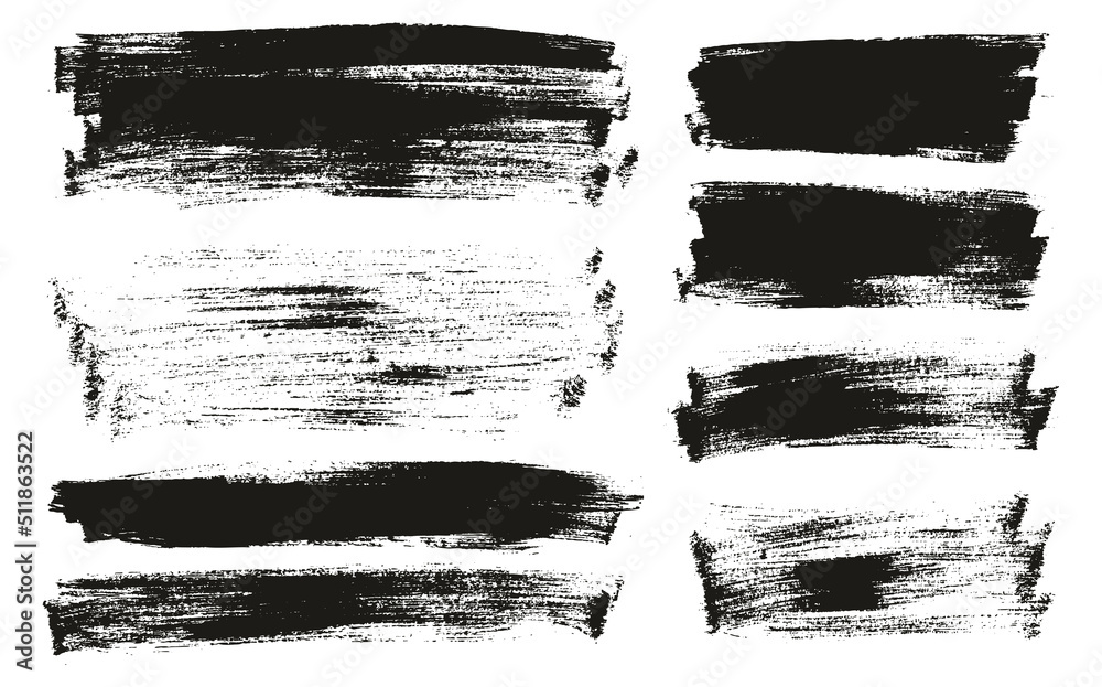 Flat Paint Brush Thin Long Background Mix High Detail Abstract Vector Background Mix Set Flat Paint Brush Thin Long Background Mix High Detail Abstract Vector Background Mix Set