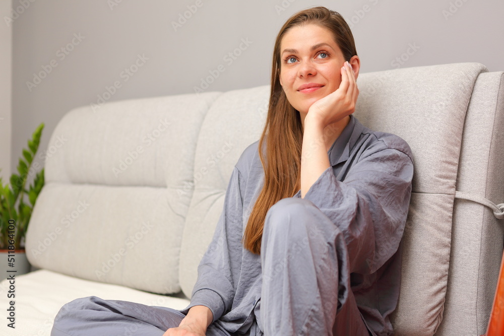 Smiling woman isolated portrait Smiling woman isolated portrait