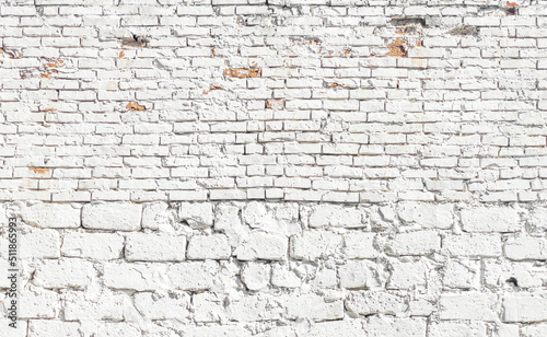 a white brick wall
