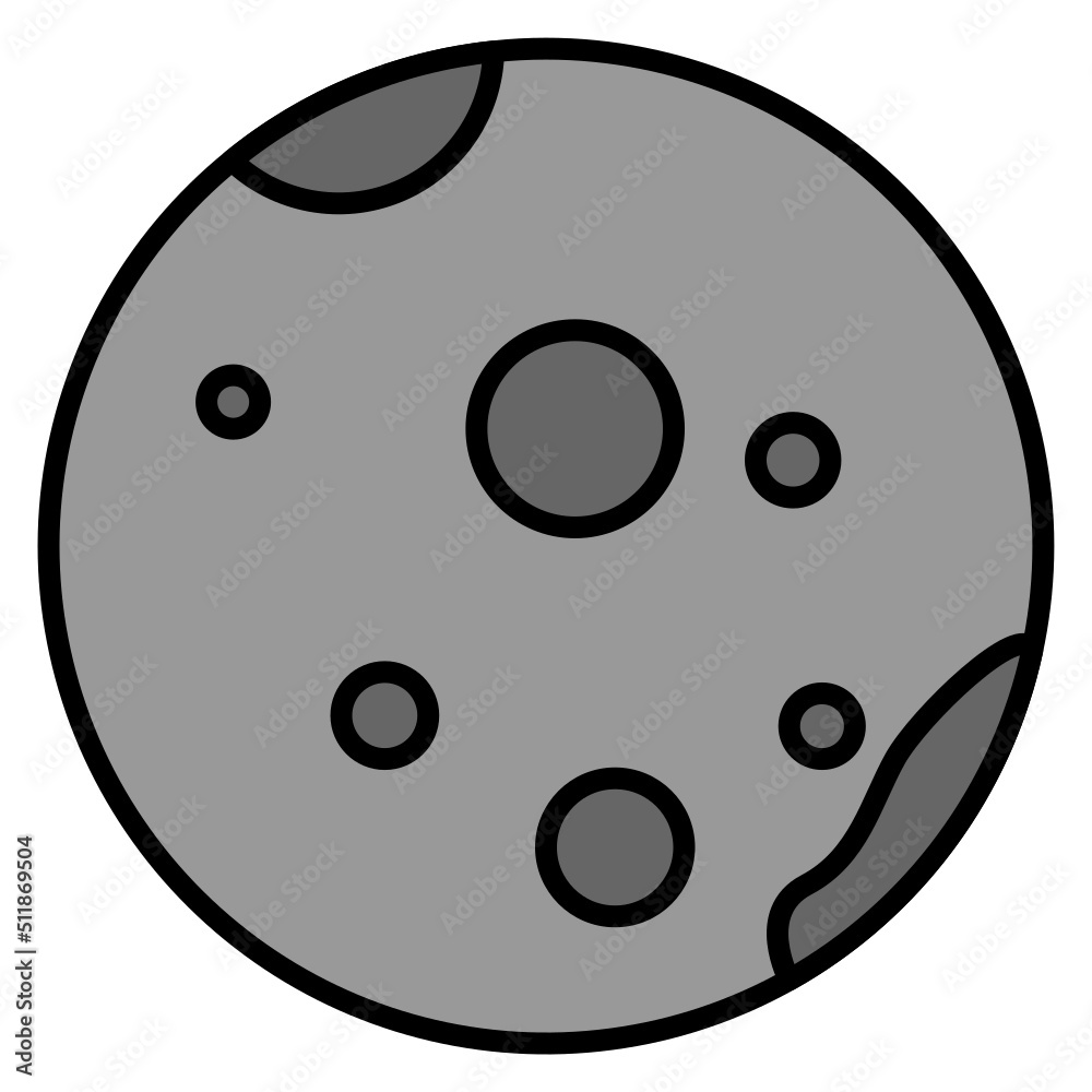 Obraz premium moon icon