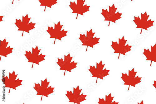 Canada day 1st July. Happy Canada Day modern cover, banner, card or poster, design concept and canadian flag maple leaf background. © Joao
