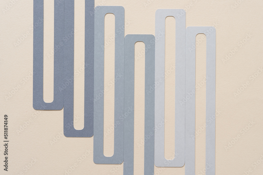 paper rectangles or narrow frames on beige paper paper rectangles or narrow frames on beige paper