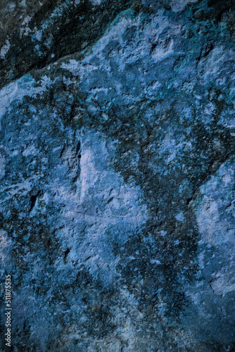 Blue grunge rough stone background