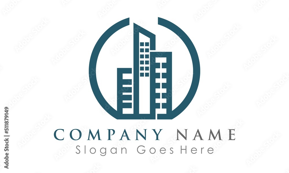 brand apartment home logo vector