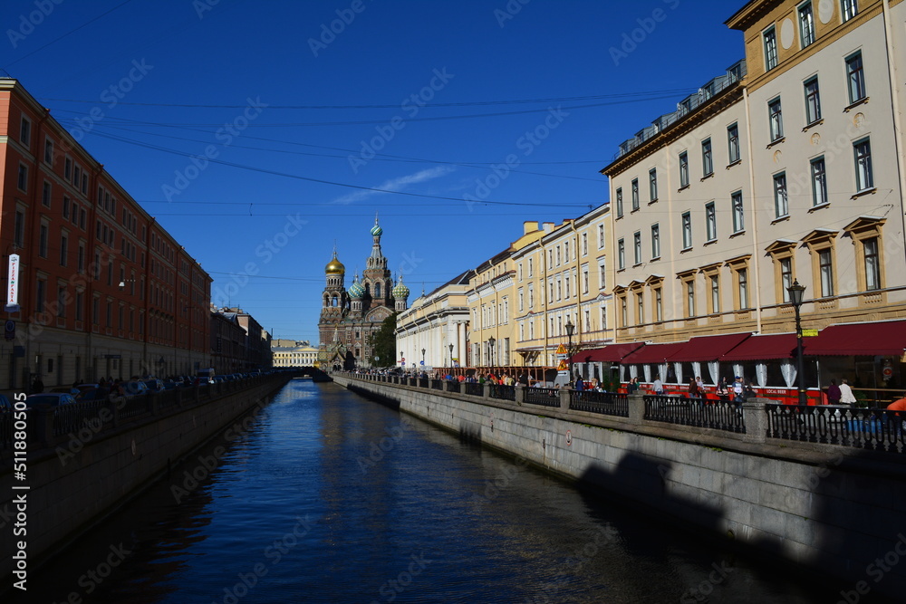 sunny day in st.petersburg