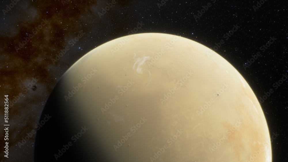 Abstract planets and space background
Abstract planets and space background