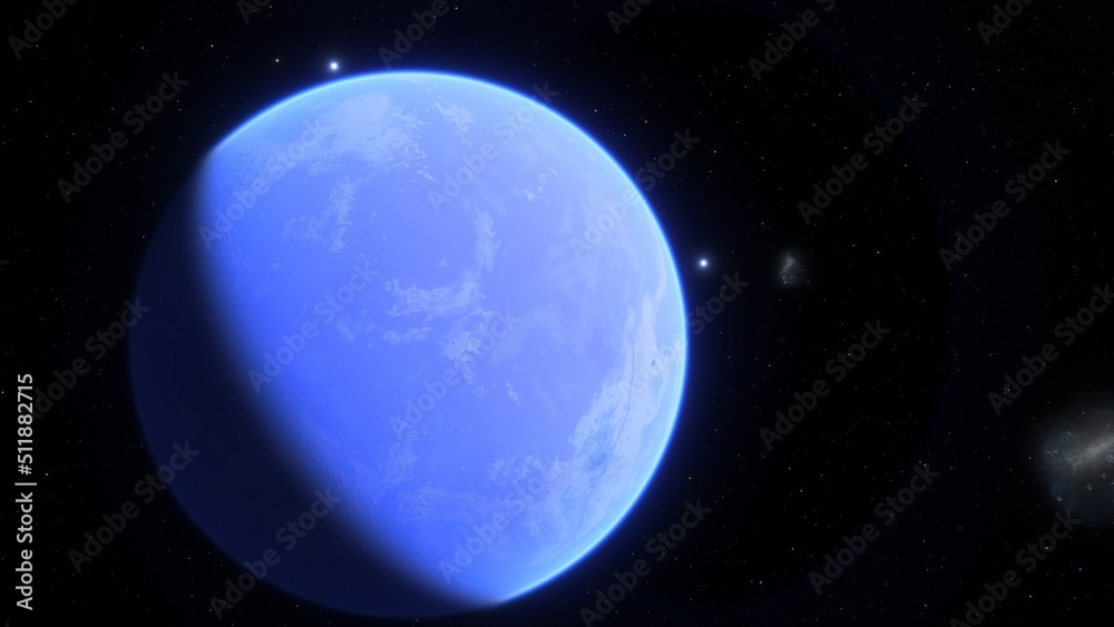 Abstract planets and space background
Abstract planets and space background