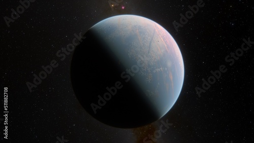 Abstract planets and space background  © ANDREI