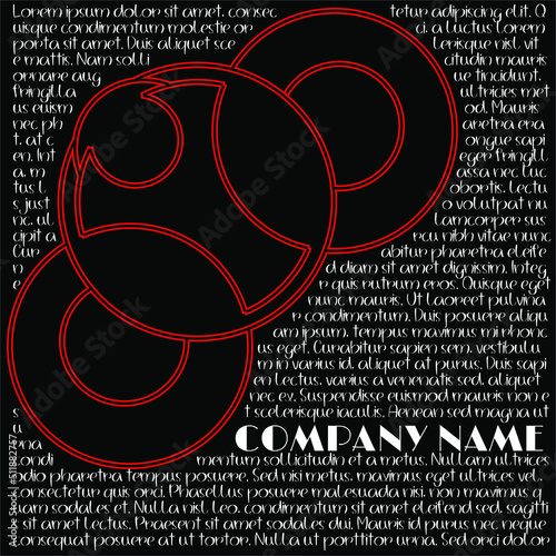 Modern Company Logo Leaflet Brochure