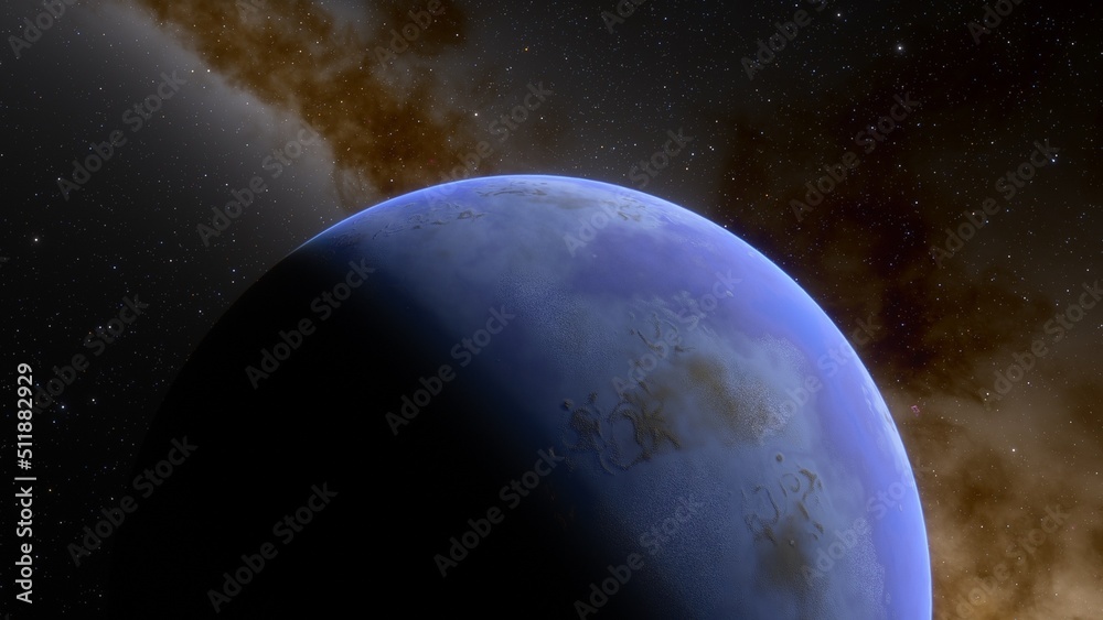 Abstract planets and space background
Abstract planets and space background