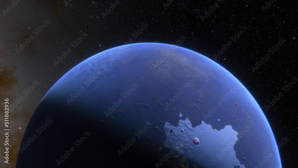 Abstract planets and space background
Abstract planets and space background