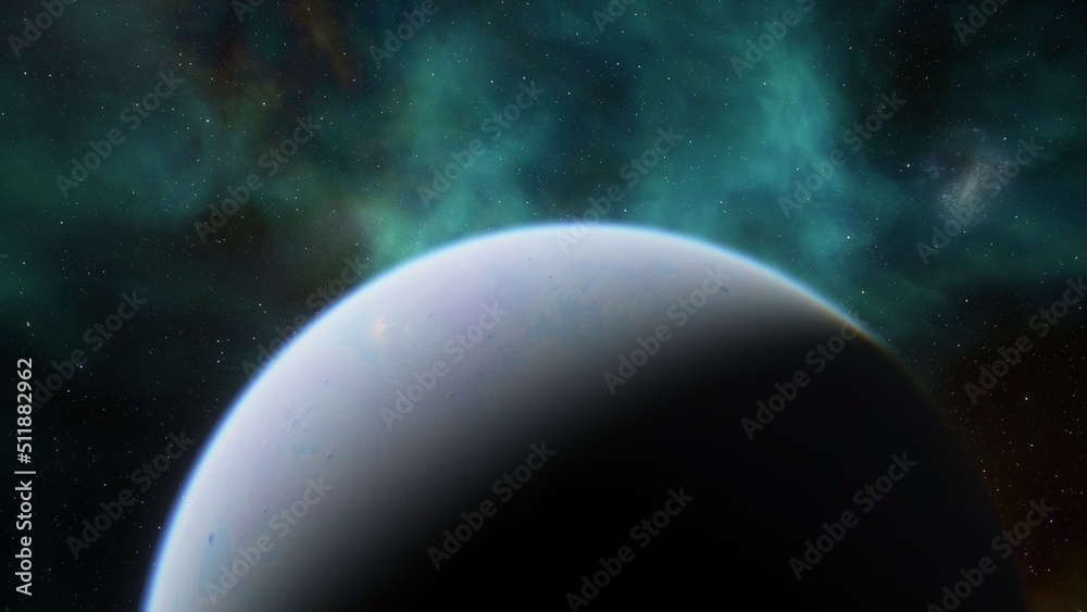 Abstract planets and space background
Abstract planets and space background