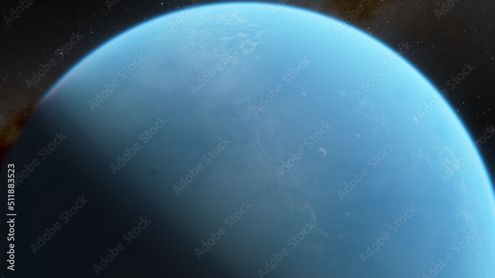 Fototapeta premium Planets and galaxy, science fiction wallpaper. Beauty of deep space. Billions of galaxy in the universe Cosmic art background 3d render