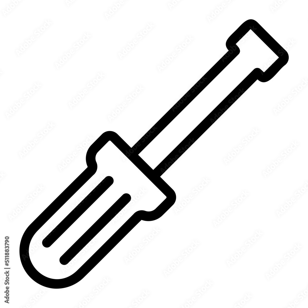 screwdriver line icon screwdriver line icon