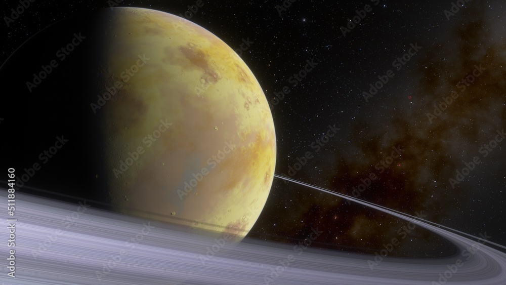Abstract planets and space background
Abstract planets and space background