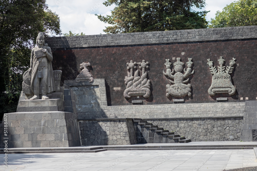 Obraz premium Monumental Fuente de Nezahualcóyotl in Chapultepec Park