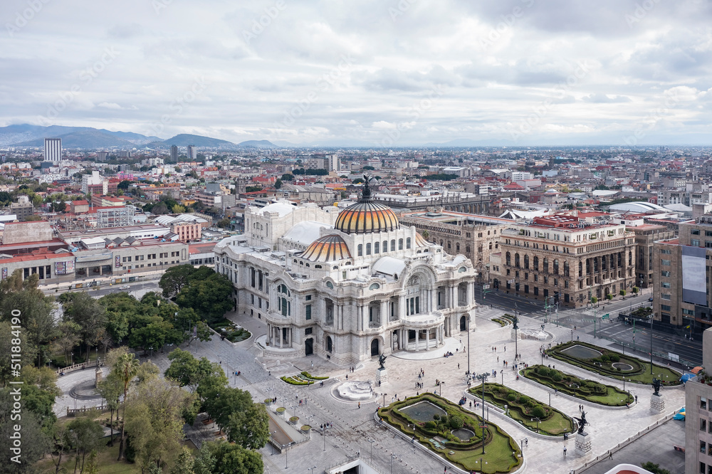 view from Palacio de Bellas Artes