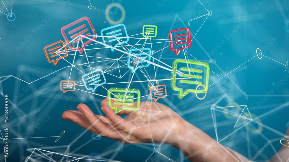 speaking bubble communication conference Digital Network speaking bubble communication conference Digital Network
