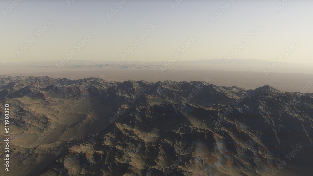 3D fictional space scene
3D fictional space scene
