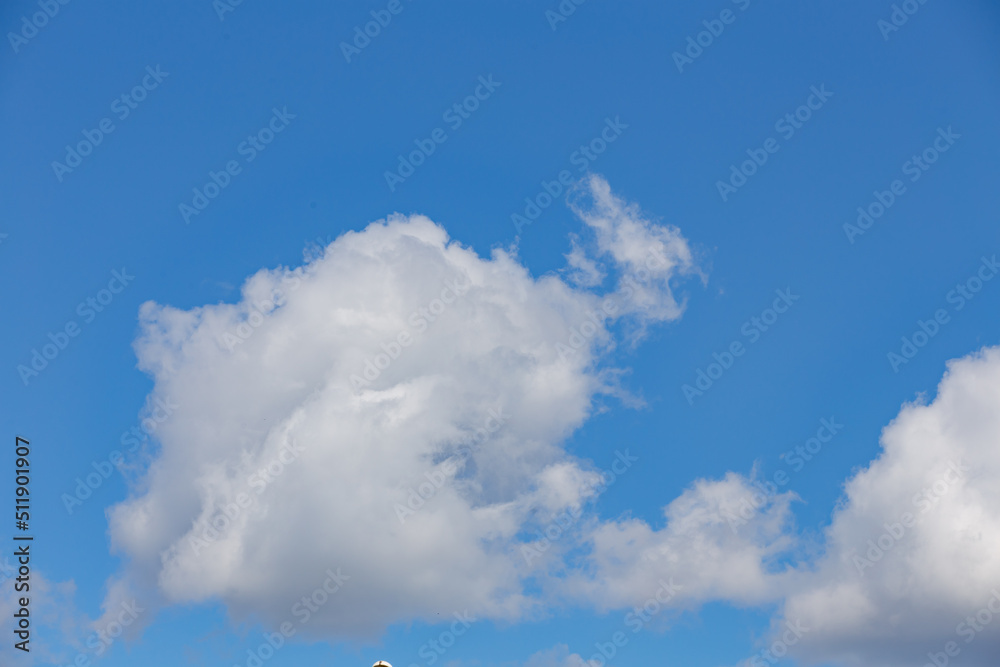 blue sky with white clouds on a Sunny summer day blue sky with white clouds on a Sunny summer day