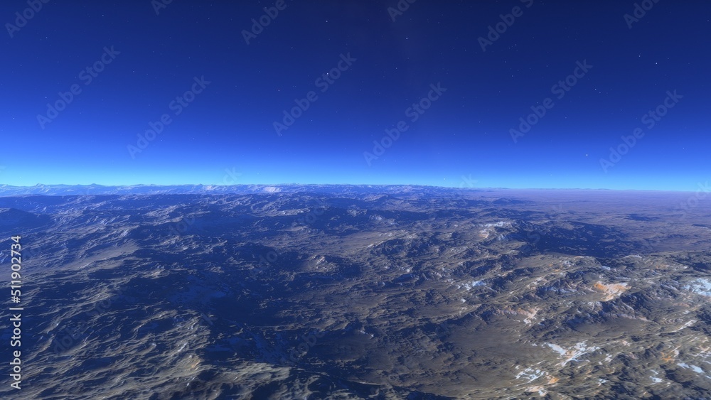 landscape on planet Mars, scenic desert scene on the red planet
landscape on planet Mars, scenic desert scene on the red planet