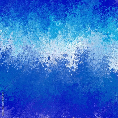 Blue gradient abstract background with distressed texture.