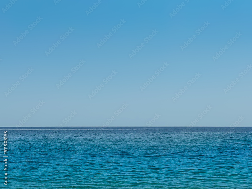 Gradient blue sky and sea Background image | horizon Gradient blue sky and sea Background image | horizon