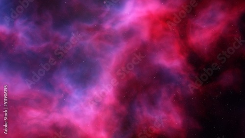 colorful space background with stars  nebula gas cloud in deep outer space  science fiction illustrarion 3d render