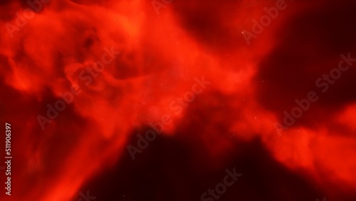 colorful space background with stars, nebula gas cloud in deep outer space, science fiction illustrarion 3d render