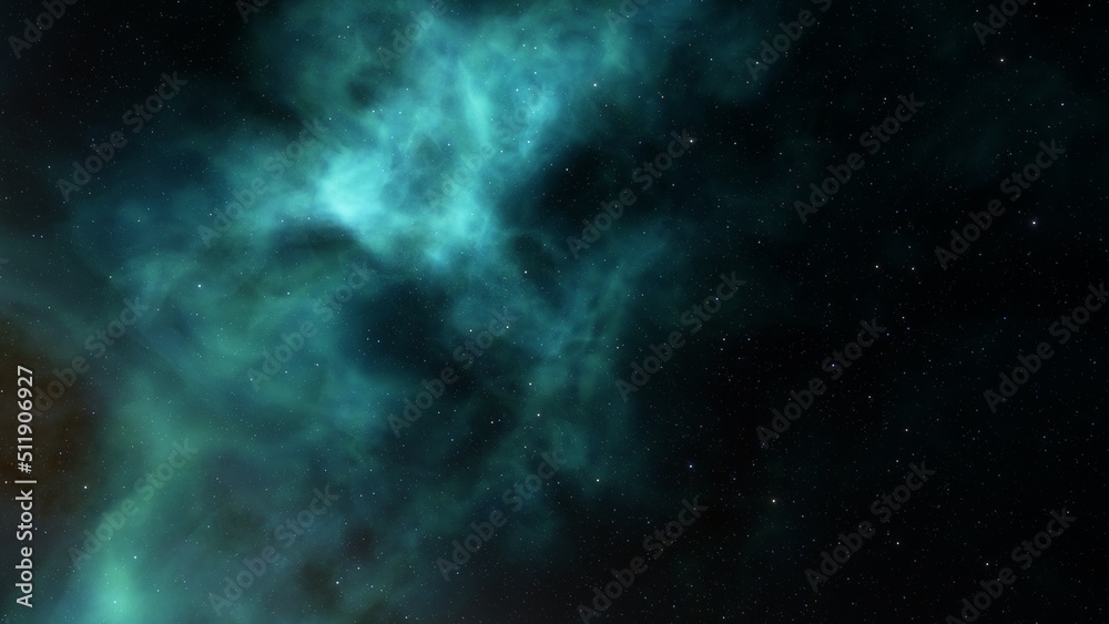 Fototapeta premium nebula gas cloud in deep outer space 